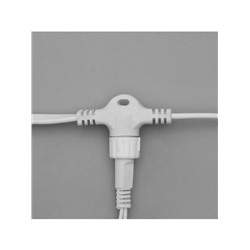 Гирлянда «Занавес», 2×7.4 м, IP44, УМС, 3 Вт, LED 1480/370, 220 В, мерцание, свечение белое