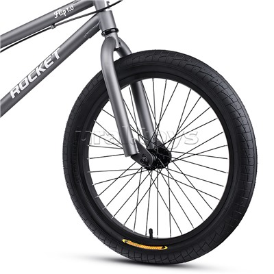 Велосипед 20" Rocket BMX Flip 1.0, цвет серый, размер 20,5"