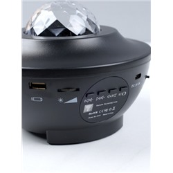 Проектор диско-шар ночник светодиодный классический, настольный 18х12 см / CW182609-18 /уп 36/