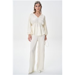 Брюки Маклен (молочный)