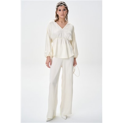 Брюки Маклен (молочный)