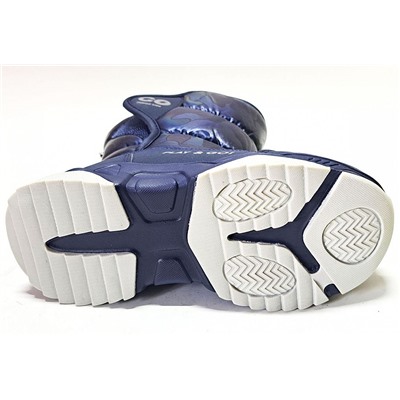 65-0160B син Сапоги зима для девочек (30-35)/12