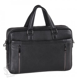Портфель мужской кожаный 8223-8QH black Heanbag