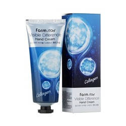 Farmstay Крем для рук с коллагеном Collagen Visible Difference Hand Cream