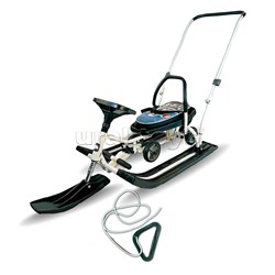 Игрушка Снегокат детский 109 "Wheel" с П-образным толкателем и колесной базой (Мышонок)