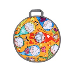 Ледянка мягкая Gnome, круглая, d=45 см, толщина 1.2 см, рисунок МИКС