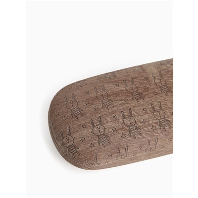 Футляр для очков на хлопушке «Выбражулька», с рисунком, размер 16×6×3.5 см, коричневый