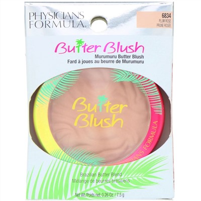 Physicians Formula, Румяна Butter Blush, темная роза, 0,26 унции (7,5 г)
