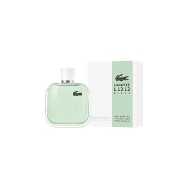 Туалетная вода Lacoste L.12.12 Blanc Eau Fraiche 100мл муж edt тестер