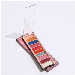 Палетка теней для век с шиммером 10 цветов