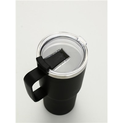 Термокружка «Стань бодрее», 500 мл, чёрная