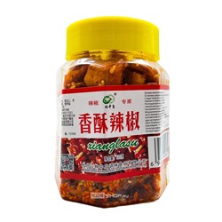 Хрустящая пряная закуска Сианласу с арахисом и перцем (средняя острота), Китай, 120 г
