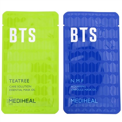 Mediheal, x BTS, специальный набор увлажняющих масок, 10 шт., 490 мл