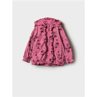 Куртка детская текстильная с полиуретановым покрытием для девочек (ветровка)