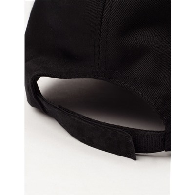 Бейсболка мужская однотонная MINAKU, размер 58, чёрная