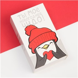 Носки женские новогодние KAFTAN «Пингвин» размер 36-40 (23-25 см), набор 2 пары