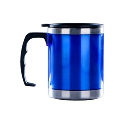 Термокружка, 450 мл, сохраняет тепло 2 ч, 11×12 см, синяя