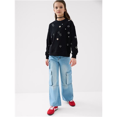 Толстовка трикотажная для девочек