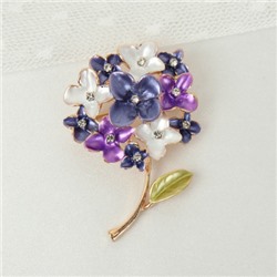 Брошь Сирень / 1250/уп 12/
