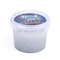 Слайм "Стекло" с серебрянными блестками, 90 гр