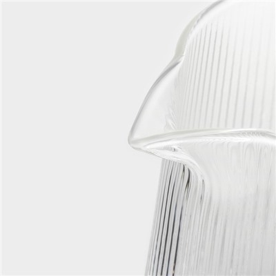 Заварочный чайник Magistro «Грани», 1 л, металлическое сито, стекло