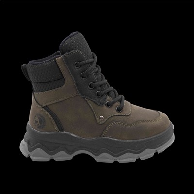 Ботинки зимние на меху А2437-5 хаки