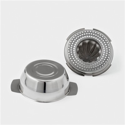 Соковыжималка для цитрусовых, 13×10.5 см, нержавеющая сталь