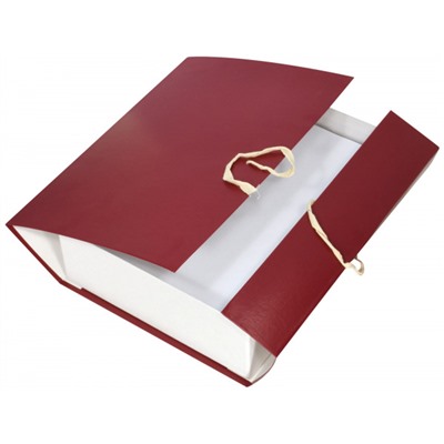 Короб архивный бумвинил  80мм с завязками собранный ассорти BB9180 inФОРМАТ