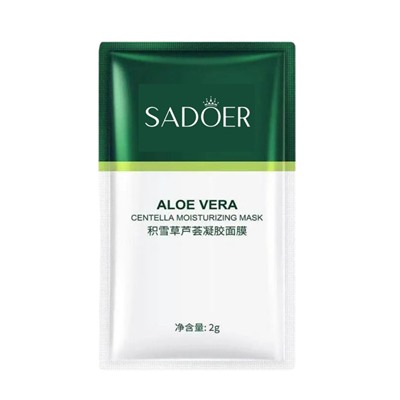 SADOER Ночная несмываемая маска для лица "АНТИСТРЕСС" с алое вера