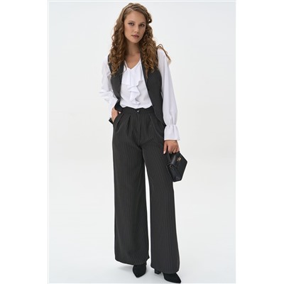 Жилет Стефани (полоска/черный)