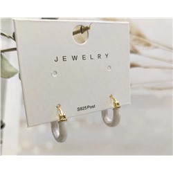 Серьги с эмалью