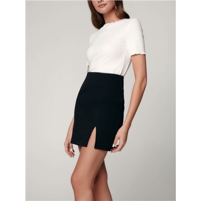 Юбки CONTE LUNA Мини-юбка прямого кроя