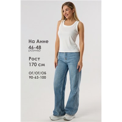 Майка женская в рубчик