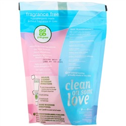 Grab Green, Стиральный порошок для деликатной стирки, без отдушек, 24 порции, 8,4 унции (240 г)