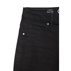 Высокая посадка CONTE CON-96 Моделирующие черные джинсы с высокой посадкой