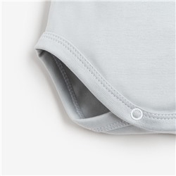 Боди Крошка Я «Мой первый НГ», рост 68-74 см, серое