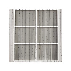 Гирлянда «Занавес» 2×6 м, IP44, УМС, тёмная нить, 1440 LED, свечение мульти, 220 В