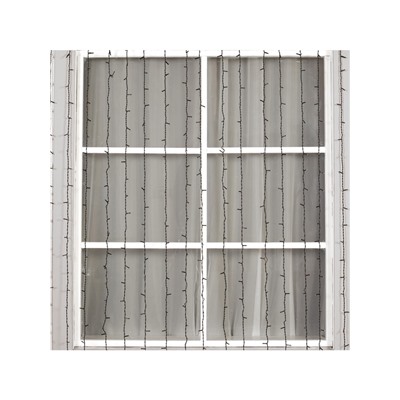 Гирлянда «Занавес» 2×6 м, IP44, УМС, тёмная нить, 1440 LED, свечение мульти, 220 В