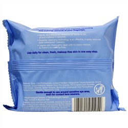 Neutrogena, Очищающие салфетки для снятия макияжа, 25 влажных салфеток