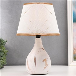 Лампа настольная 16614/1WT E14 40 Вт белый 22.5×22.5×35.5 см RISALUX