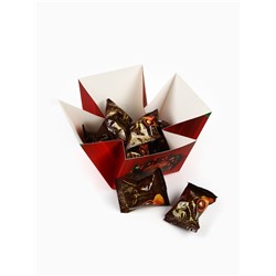 Подарочный набор новогодний «Счастливого года»: чай, конфеты, печенье брауни