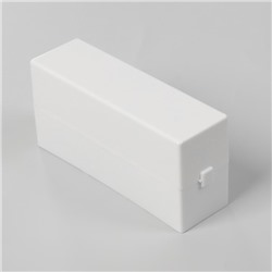 Органайзер для фрез, 30 отделений, 13×4×6.4 см, белый