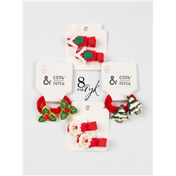 Резинка и заколка для волос 8 шт Соль&Перец