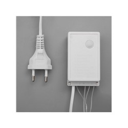 Гирлянда «Бахрома» 4×0.6 м, IP44, прозрачная нить, 180 LED, свечение синее, 8 режимов, 220 В