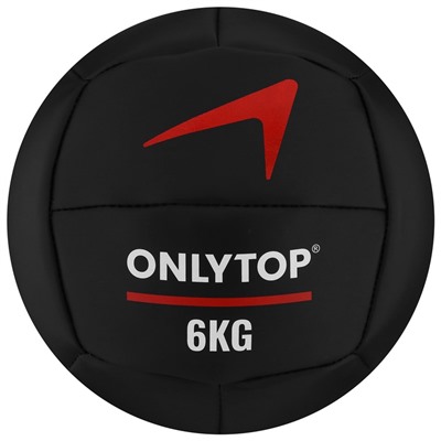 Медицинбол ONLYTOP, 6 кг, d=24 см