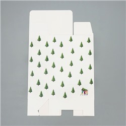 Коробка подарочная новогодняя складная «Машинка», 16×23×7.5 см