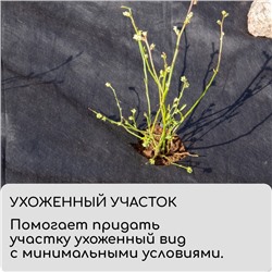 Круг приствольный, d=0.6 м, плотность 60 г/м², спанбонд с УФ-стабилизатором, набор 5 шт., чёрный, Greengo, Эконом 20%