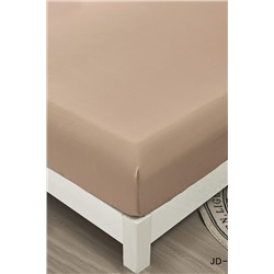 КПБ полукомплект простыня на резинке Борт 25 + 2 наволочки 50*70 мокко НАТАЛИ, 1030201