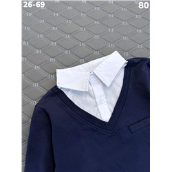 Джемпер 80 белый