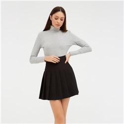 Юбка в складку мини женская MIST, размер 48, чёрная